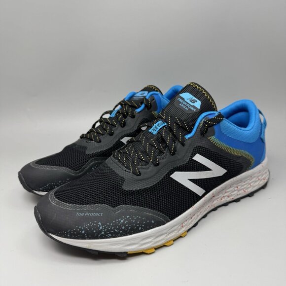 New Balance 4E X-Wide Mens 12 Fresh Foam Arishi Trail V1 Running Shoe Black Blue main image 4